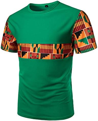 Lucmatton muške afričke majice i kratke hlače postavi sportska mreža Dashiki odijela
