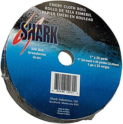 Shark 12929 Industries 1 x 25 m. A / O Emery Clot Roll 120 Grit