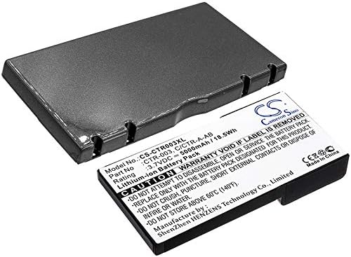 BCXY Zamjena baterije za Nin CTR-001 3DS min-CTR-001 CTR-003 C / CTR-A-AB