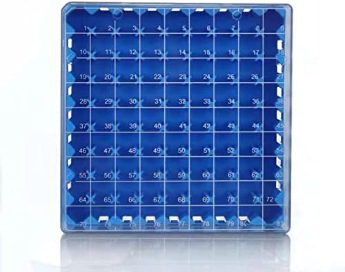 Kriogena kutija za skladištenje-polikarbonatne zamrzivače, plave / 81 mesto, za čuvanje 1,5-2,0 mL Kriotube