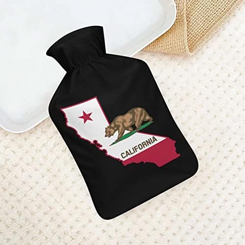 California zastava klasična gumena boca za tople vode tople vode za toplu vodu za ručne noge za vrata toplije