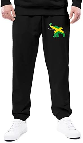 Jamaica Elephant Flag muške trenirke Cinch donji Jogger atletske Lounge pantalone pantalone za jogu