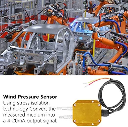 Predajnik pritiska vjetra, DC24V senzor diferencijalnog pritiska visoke preciznosti za kotlove