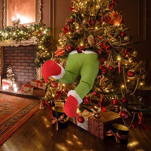 15.7in Plišalice ukrašene noge noge punjene za božićno drvce Božić za kućni dekor Pride Ornament