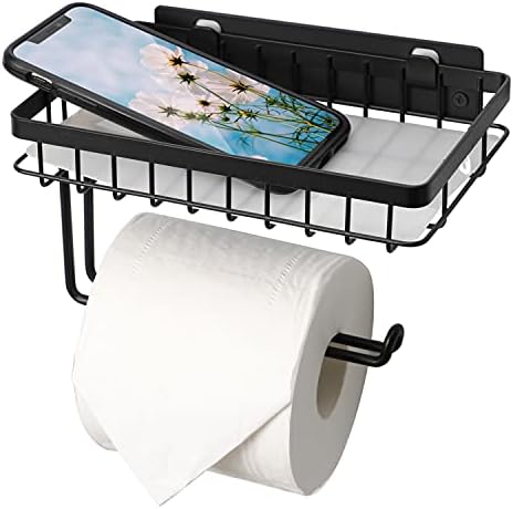 Lkkl WC papir za papir - Držač za toaletni papir sa zidnim nosačem - ljepljivi toaletni papir za pohranu