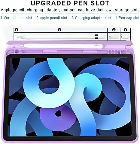 ARAE za iPad Air 5 / iPad Air 4 Case 10,9 inča [5. generacija] [4. generacija] [Kutna zaštita] Multi-kutna