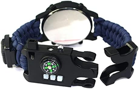Lukeo Muška vojni sat Vodootporni ručni sat LED kvarcni sat na otvorenom Sportski sat Kompas Termometar