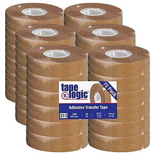 Tape Logic® Industrial 467 TAPE TERETNOG LIJEKOVA, 5,0 mil, 1/2 X 18YDS, Clear, 72 / futrola po diskontnoj