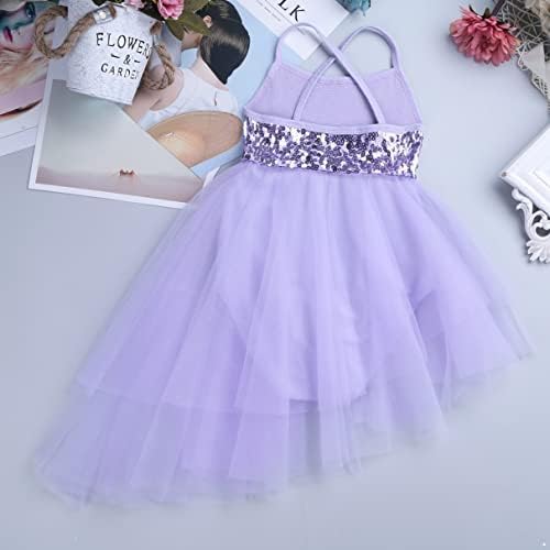 Jugaoge Kids Girls Shiny Sequins Ballet Tutu haljina plesna haljina Leotard Ballerina Dancewear Party haljine