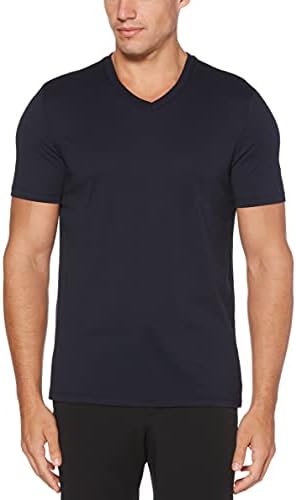 Perry Ellis Muška pima pamučna majica s kratkim rukavima s kratkim rukavima V-izrez