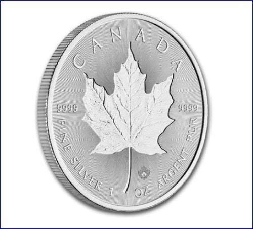 2018 CA Kanada 1 oz Srebrni insuse Design Maple Leaf Plava etiketa Prvo izdanja 5 ms69 NGC