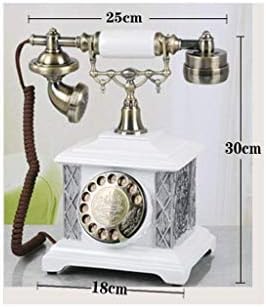 KLHHG DIZAJN Antikni telefon - Rotacijski telefon - Corded Retro telefon - Vintage Dekorativni telefoni