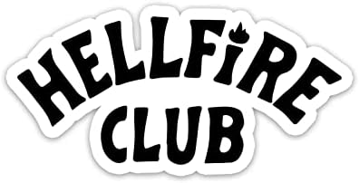 Hellfire Club Vinyl naljepnica Auto Automobilska vilica Zidni laptop | Naljepnica | Široko 4