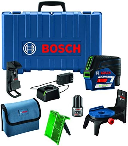 Bosch GCL100-80CG 12V 100ft Zelena kombinacija Laserska razina sa visimax tehnologijom, fino podešavanje nosača i tvrdog torbica