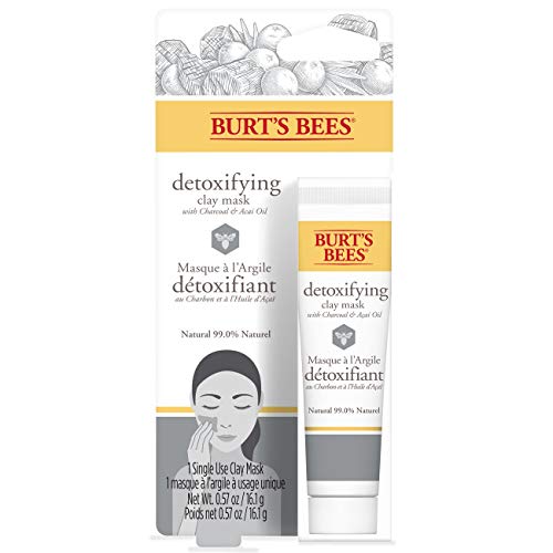 Burts Bees detoksikacijska glinena maska za jednokratnu upotrebu, 16,1 GR