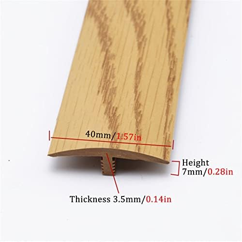 Thresholds Tranzicijska traka za laminat drvene tlo obloge, 4cm široka redukcija za ulaz, ulazni vinilni