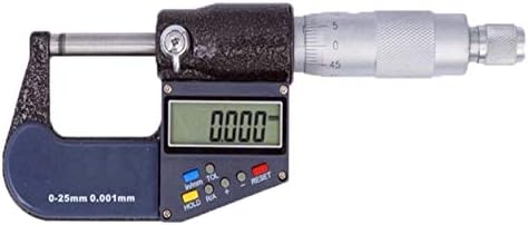 Zuqieee SDY 0.001mm 0-25 mm Elektronski vanjski mikrometar Digitalni mikrometar Kaliper mjerač mjerača mikrometar