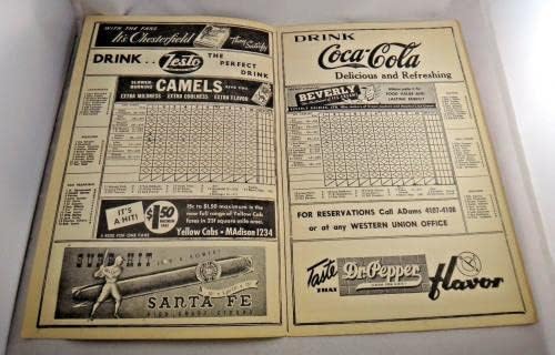1941 PCL bejzbol program potpisan 16 Cedric Durst Bill Salkeld Herman Pillette - MLB autogramirani ostali