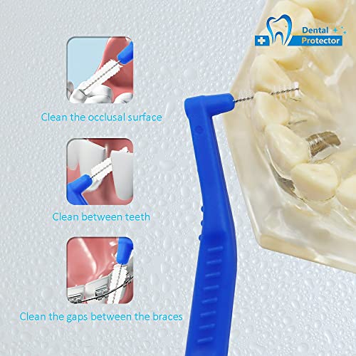 PROTECTOR 5pcs Interdental Brush Clean između zuba koncem čačkalica alat za oralnu njegu zubni ortodontski