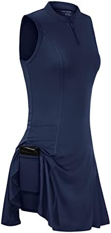 Jack Smith Ženska atletska haljina s kratkim rukavicama bez rukava za tenis Dress Džerbe vlage Wicking vježbanje