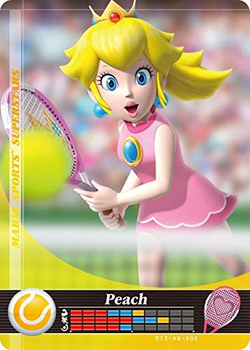 Nintendo Mario Sports Superstars Amiibo kartica tenis breskva za Nintendo Switch, Wii U i 3DS