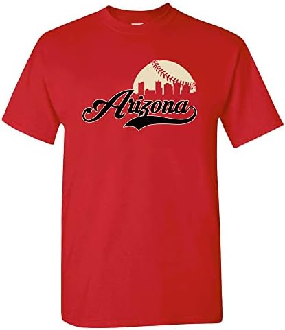 Xtreme Apparrel Atlanta City Bejzbol Skyline muški Fan T-Shirt