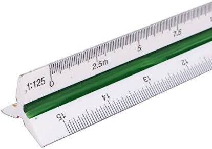 AEXIT plastični trokutasti mjerni i raspored alata za mjerenje mjerila ravnalo 1:20, 1:25, 1:50, 1:75, 1: