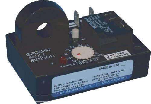 CR magnetika CR3310-LH-120-110-X-CD-ELR-R relej senzora grešaka sa udaljenim transformatorom, 120 VAC, zasun