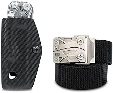 Paket Clip & Carry Carbon Fiber Black Kydex Multitool omotač za Leatherman SKELETOOL alat futrola & amp;