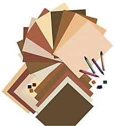 Pacon multikulturalni građevinski papir, 9 x 12, raznoseće boje, pakovanje od 50