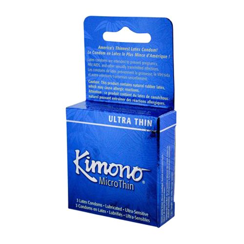 Kimono kondomi: Micro tanka / Regular, 3 CT