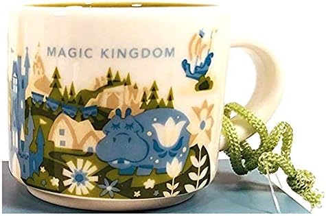 Disney Parkovi Magic Kingdom Vi Ste Ovdje Starbucks 2 Oz Šolja Demitasse Ornament