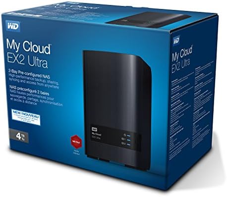 WD My Cloud EX2 Ultra 4TB 3.5in 2 x2tb crvena 2x USB3.0
