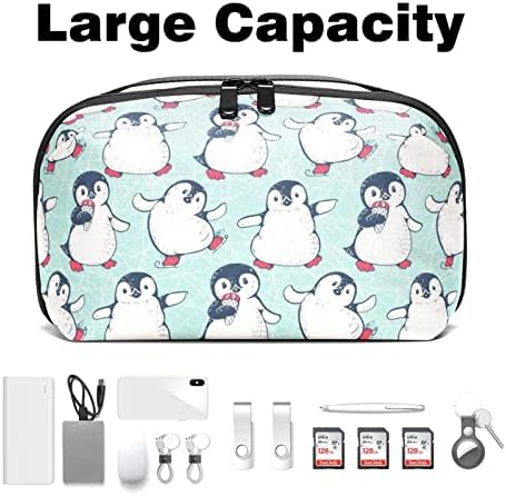 Prijenosni elektronski Organizator torbica Torbe slatka Penguin putni kabl torba za skladištenje tvrdih