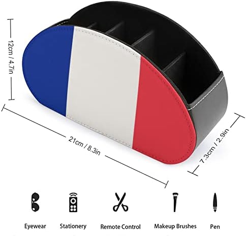 Držači za daljinsko upravljanje zastavom Francuske 5 kutija za organizatore kutija za desktop skladište