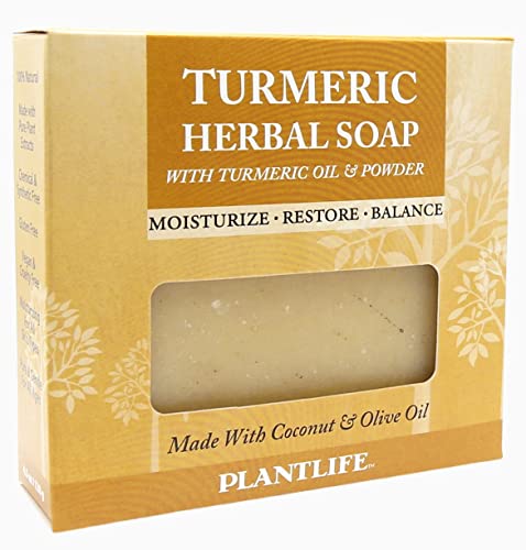 Plantlife Turmeric 6-Pack Bar sapun-hidratantni i umirujući sapun za vašu kožu-ručno izrađen od biljnih