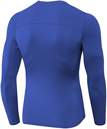 Muška atletska kompresijska košulja vježba za trčanje Dugi rukav Cool Dry Base Layer aktivni sportski T-Shirt