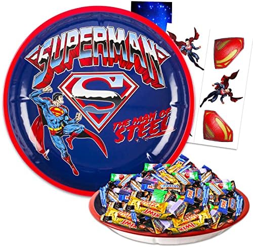 Detektivska prodavnica DC Comics Superman servira - Superman Party Bundle Skup sa 10,25 inča Posluživanje