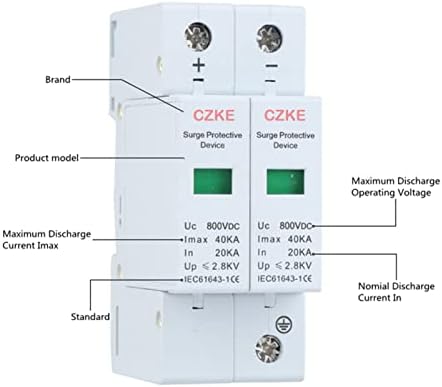 INFRI 2P DC 600/800 / 1000VDC zaštitni uređaj za zaštitu od prenapona 20-40KA SPD za zaštitni prenapona