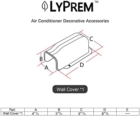 LyPrem PVC Line Cover Kit oprema za pokrivanje cijevi za klima uređaje