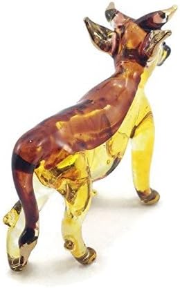 2½ Visoka minijaturna krava ručna puhala staklena staklena umjetnička figurica Životinje Minijaturni kolekcionarski