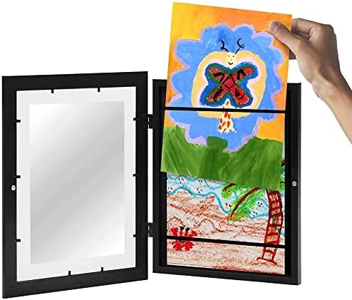 2pack Kids Art Frame, frame for Kids Artwork Changeable A4, 9.8 X13 Kid Art Frame prednje otvaranje, artwork