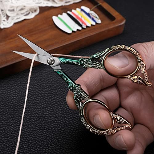 Youguom škare za vez, oštre šiljaste šivanje za craft poprečno ubod igale za umjetničko djelo pletenje navojni