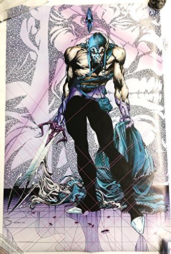 Eclipso DC Comics 1992 Vintage Poster 22 x 34 inča-sjajno umjetničko djelo Barta Searsa