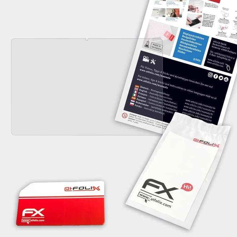 ATFolix plastični stakleni zaštitni film kompatibilan sa LENOVO karticom Extreme Stakleni zaštitnik, 9h