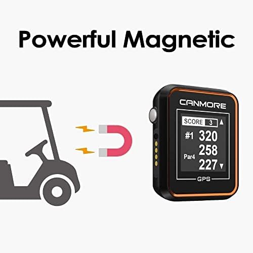 CANMORE Hg300 Golf GPS - + još jedan kabl za punjenje-Essential Golf Course podataka i Score Sheet-minimalistički
