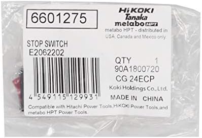 Metabo HPT 6601275 660-1275 stop prekidač za modele TCG24, TCG27ECPSL, TCG33EDTP i Cs33edtp-2-paket