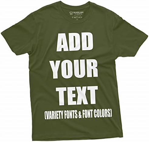 Dodajte svoj tekst prilagođena majica Muška Prilagodljiva majica personalizirana majica