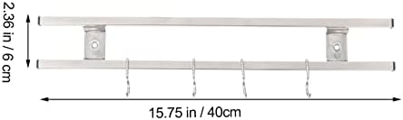 Yardwe metalne magnetne kuke zidni držač noža sa kukom: 1 Set magnetni nosač noža zidni držač kuhinjskog