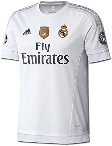 Adidas Youth Real Madrid 15/16 Champions Početna Bijela / Jasan Sivi / Onix Jersey